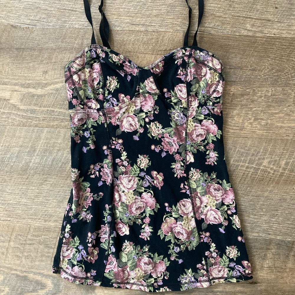 TALULA | Floral Bodycon Bralette Corset Top